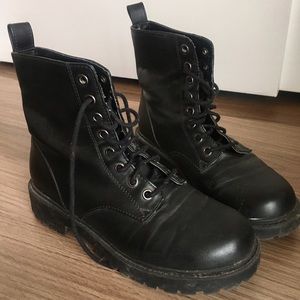 Black Combat Boots
